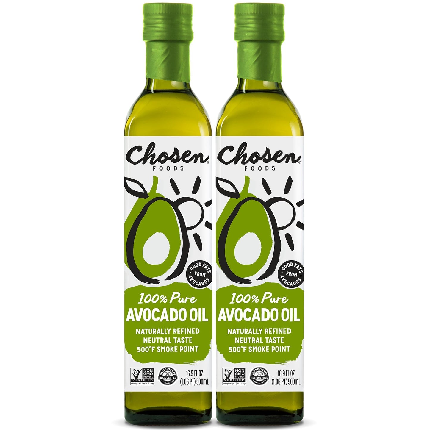 Chosen Foods Avocado Oil, 2 Count