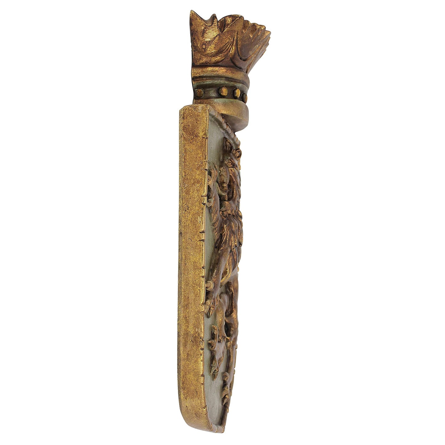 Design Toscano EU1040 Medieval Rampant Lion Shield Wall Sculpture