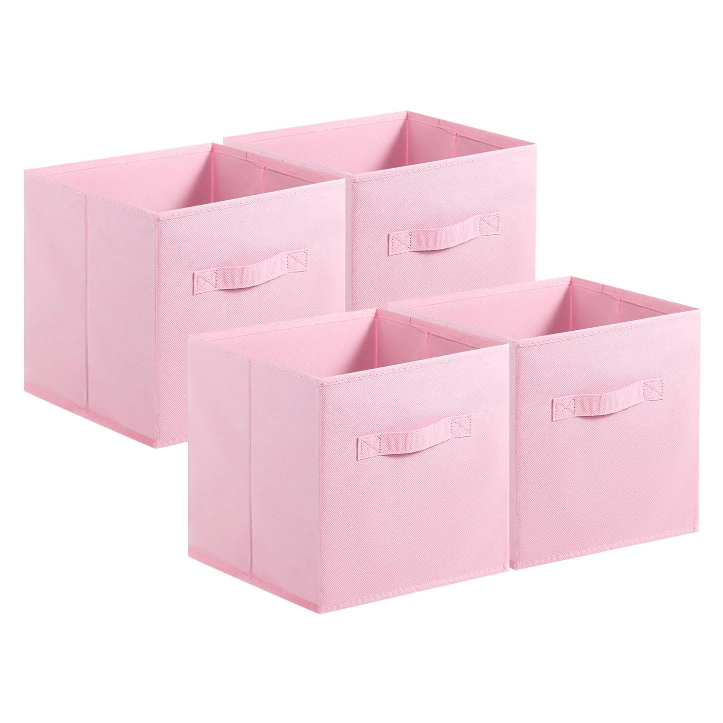 GFUEIGJ Cube Storage Boxes Foldable Storage Cubes Cube Storage Box with Handles Square Storage Boxes for Home Office Kids Room Closet Shelves