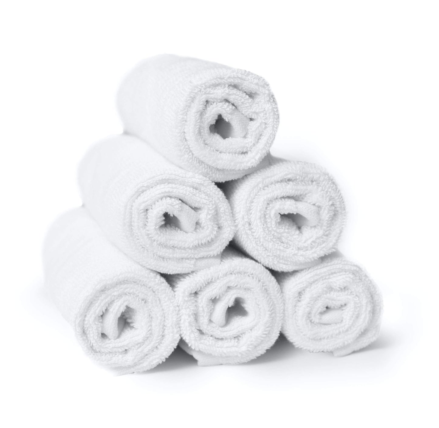 RosenSoft by Giguli Wash Clothes for Body and Face, 16x14 inches, Hand Towels for Bathroom Set of 6, Thick, Soft and Absorbent, 100% Turkish Premium