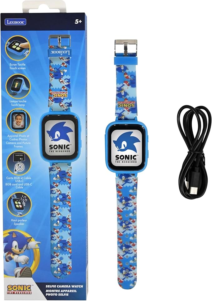 LEXIBOOK Sonic Camera Watch, Used- very good, open, scruffy box