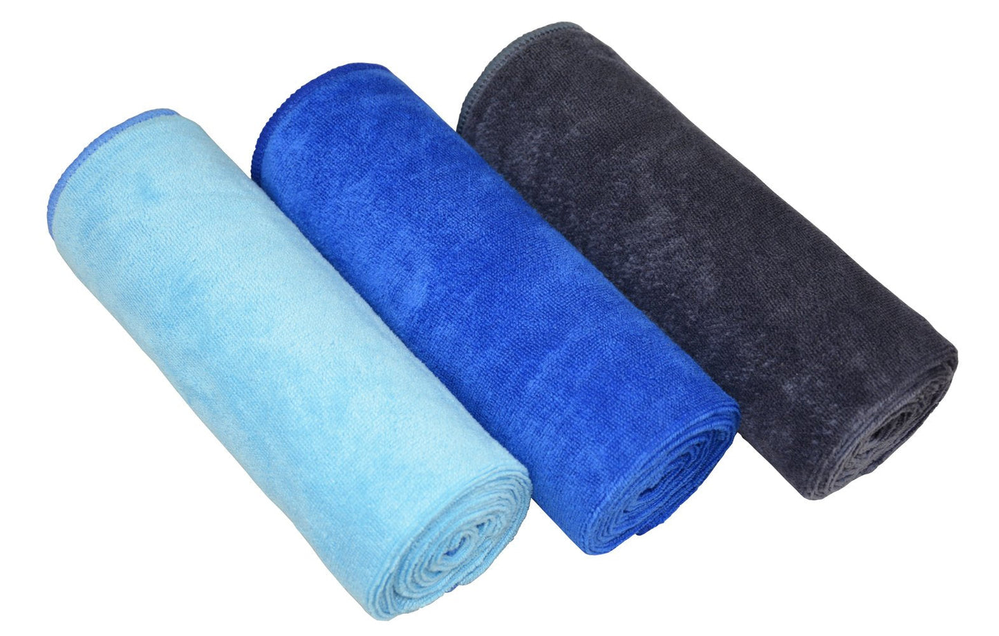 MAYOUTH Microfibre Sports Towels Fast Drying & Absorbent Gym Towel Workout Sweat Towels for Gym Fitness,Yoga, Camping 3-Pack 40cm X80cm, Dark