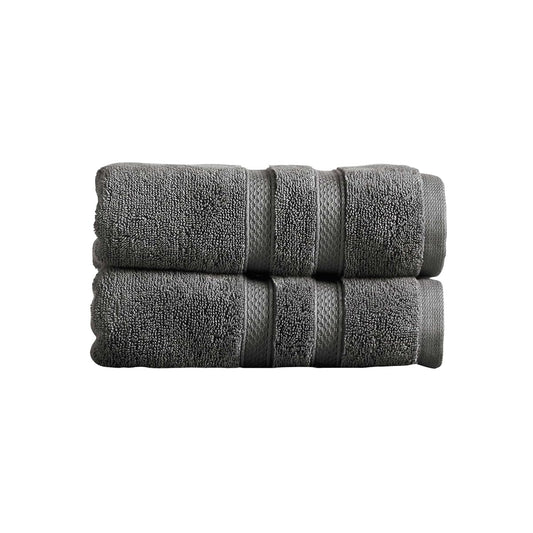Christy Chroma Hand Towels Set | Set of 2 | Highly Absorbent Heavyweight 675GSM | Bold and Bright | Soft Velvety Smooth Bathroom Shower Towels | 100%