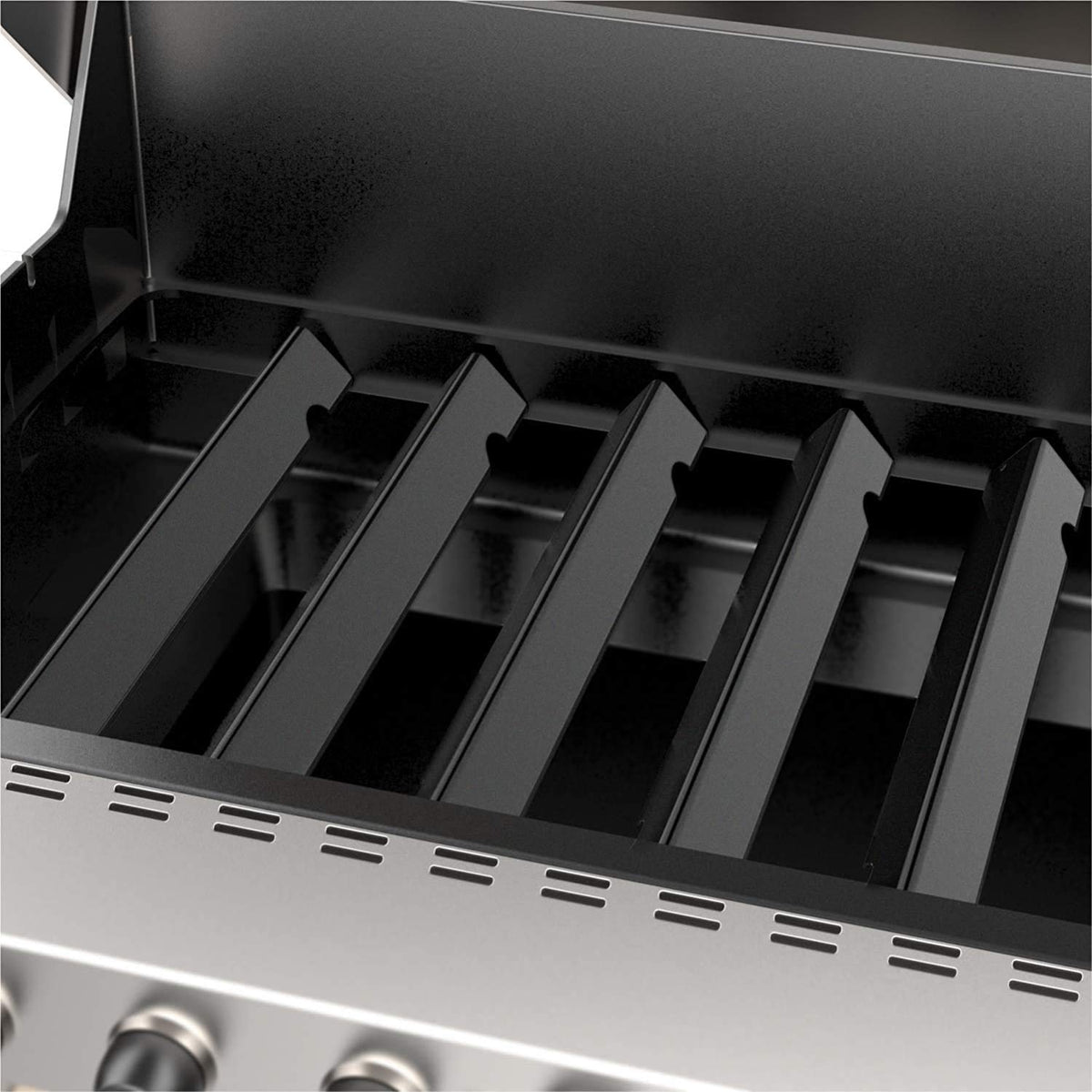onlyfire Porcelain Steel Flavorizer Bars?porcelain-Enameled Heat Plate Flavor Bars Gas Grill Replacement for Weber Genesis II/LX 300 Series?Set of 5
