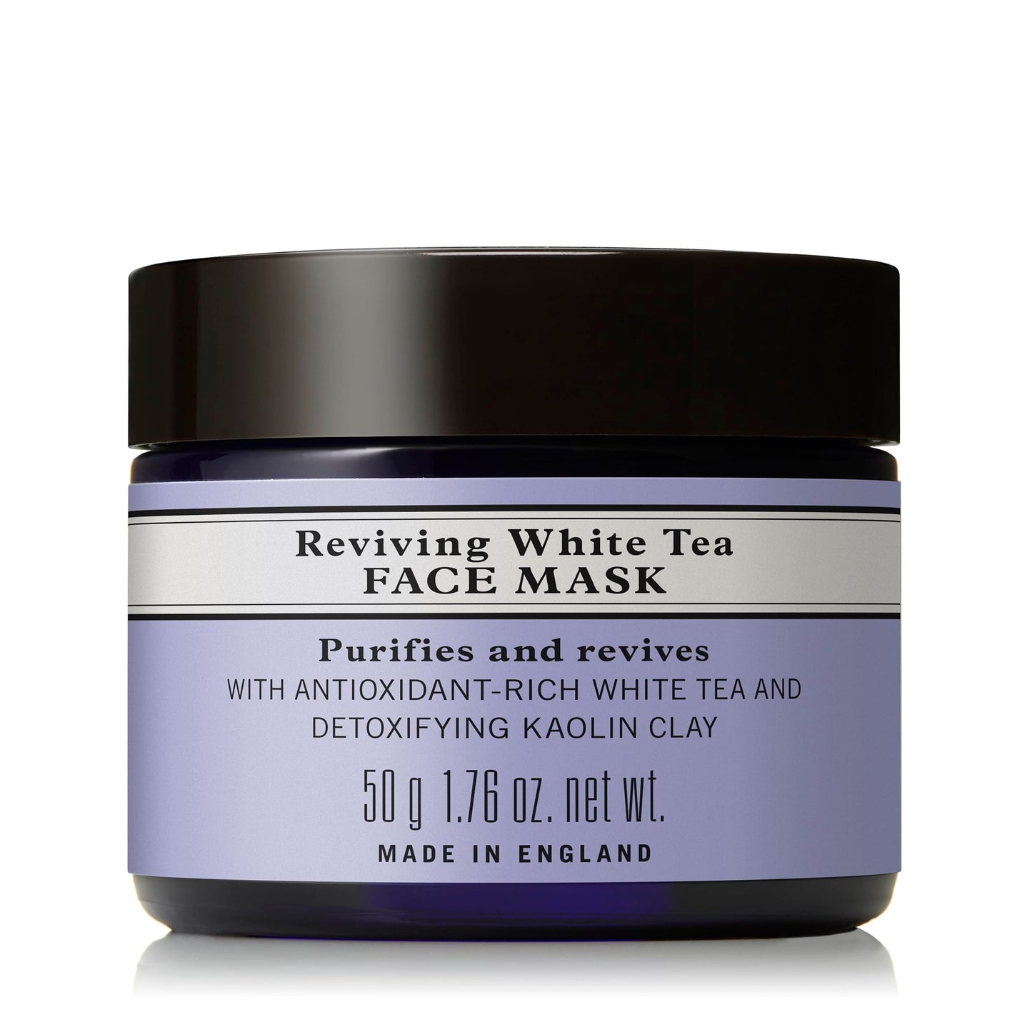 Neal's Yard Remedies Reviving White Tea Facial Mask, Purifying & Reviving Face Cleanser, Cruelty-Free, 50g
