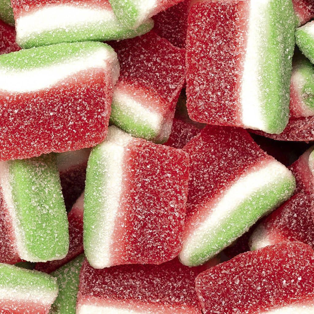 Watermelon Sweets - Watermelon Slices - 1 Kilo Bulk Bag - 1KG - Assorted Sweet Pick and Mix for Parties, Gifts, and Sharing.