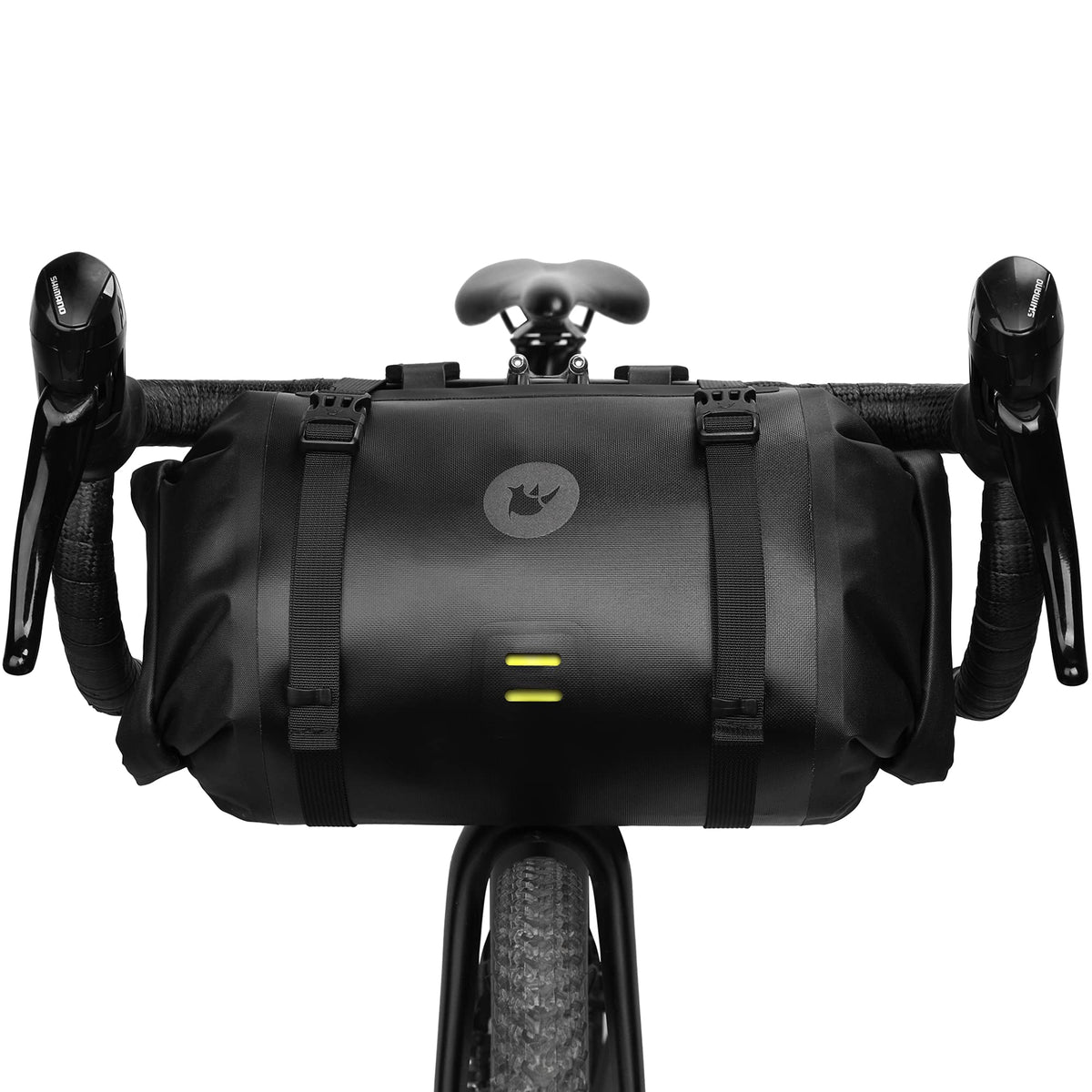 Rhinowalk 2PC Bike Handlebar Set - Waterproof Bicycle Front Tube Bag, Large Capacity Storage, Shoulder Bag