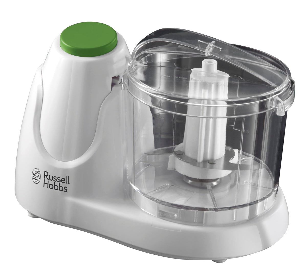 Russell Hobbs Food Collection Electric Mini Chopper, Dices & Purees Fruit & Vegetables - recipes included, 500ml, Removable dishwasher-safe bowl, lid