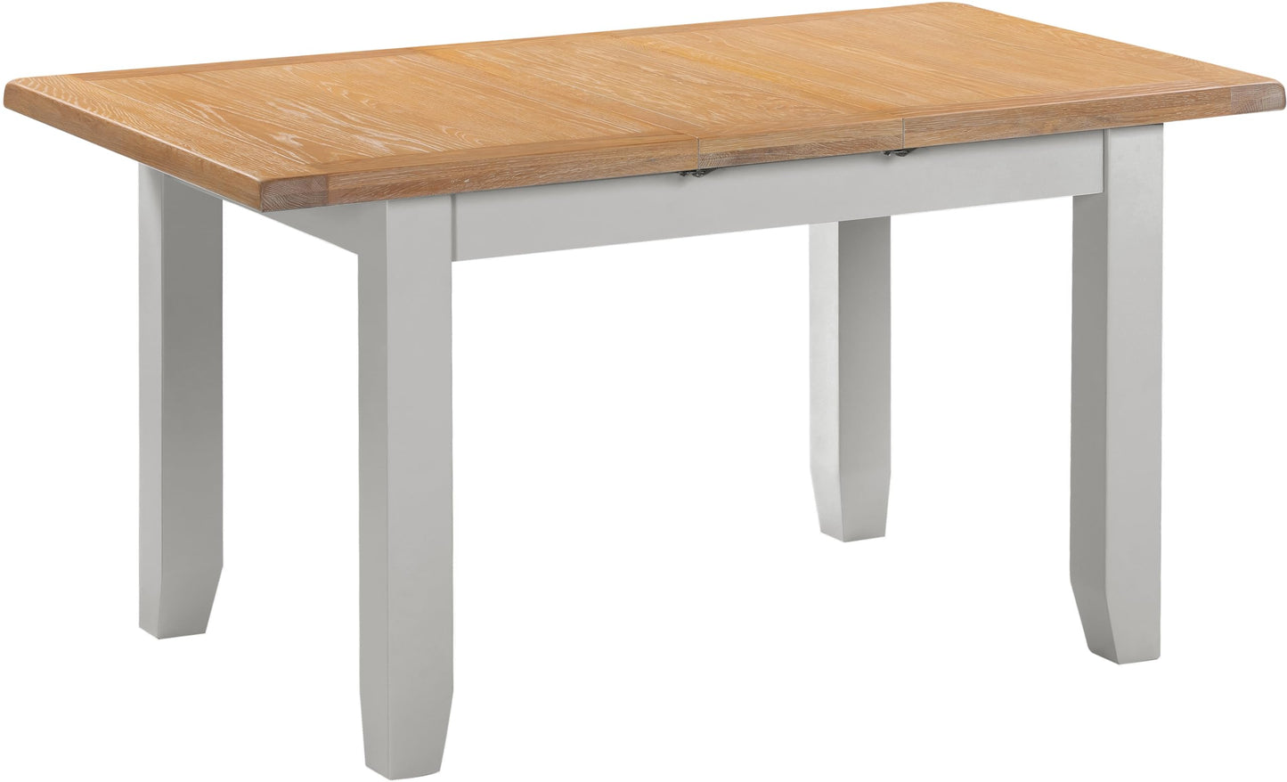 Seconique Windsor Extending Dining Table in Pebble Grey/Oak