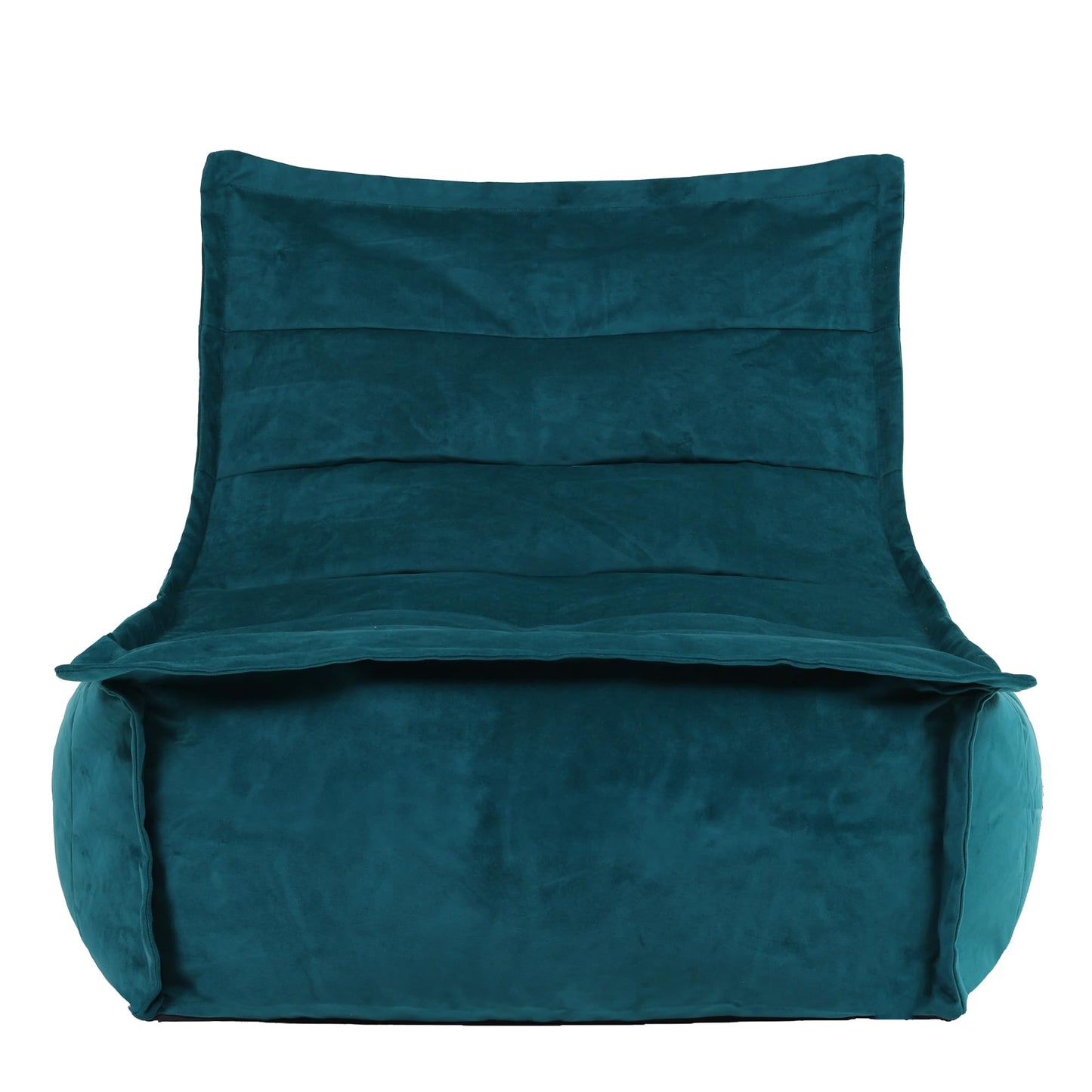 icon Dolce Velvet Bean Bag Lounger with Filling Included, Teal
