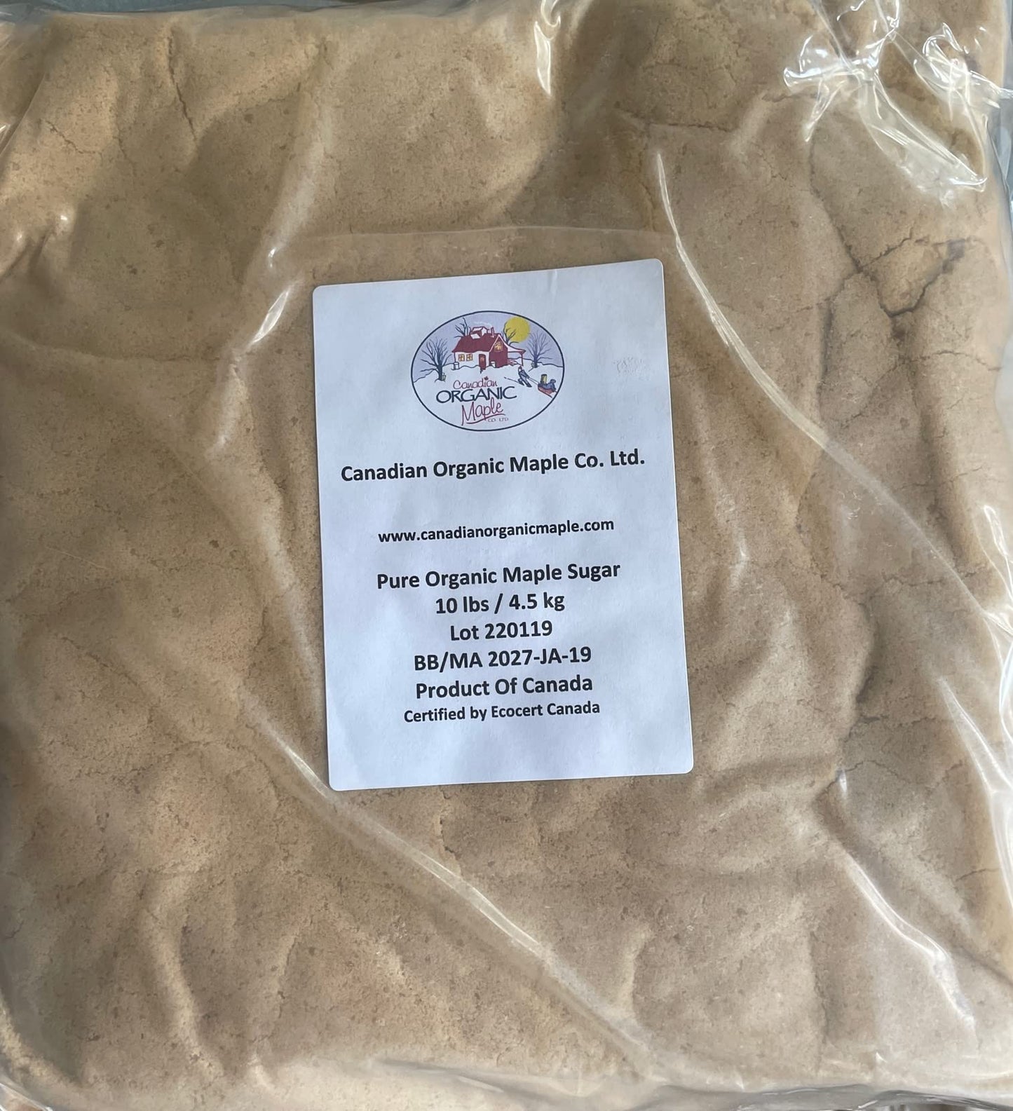 47? North Single Source Canadian Organic Maple Sugar (1x 10lb/ 4.54kg)