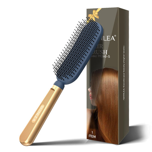 SHINLEA Detangler Hair Brush For Wet & Dry Hair, Blow-Drying Styling Hairbrush for Women, Men, kids, Reduces Breakage, Eliminates Knots, Ball Tipped