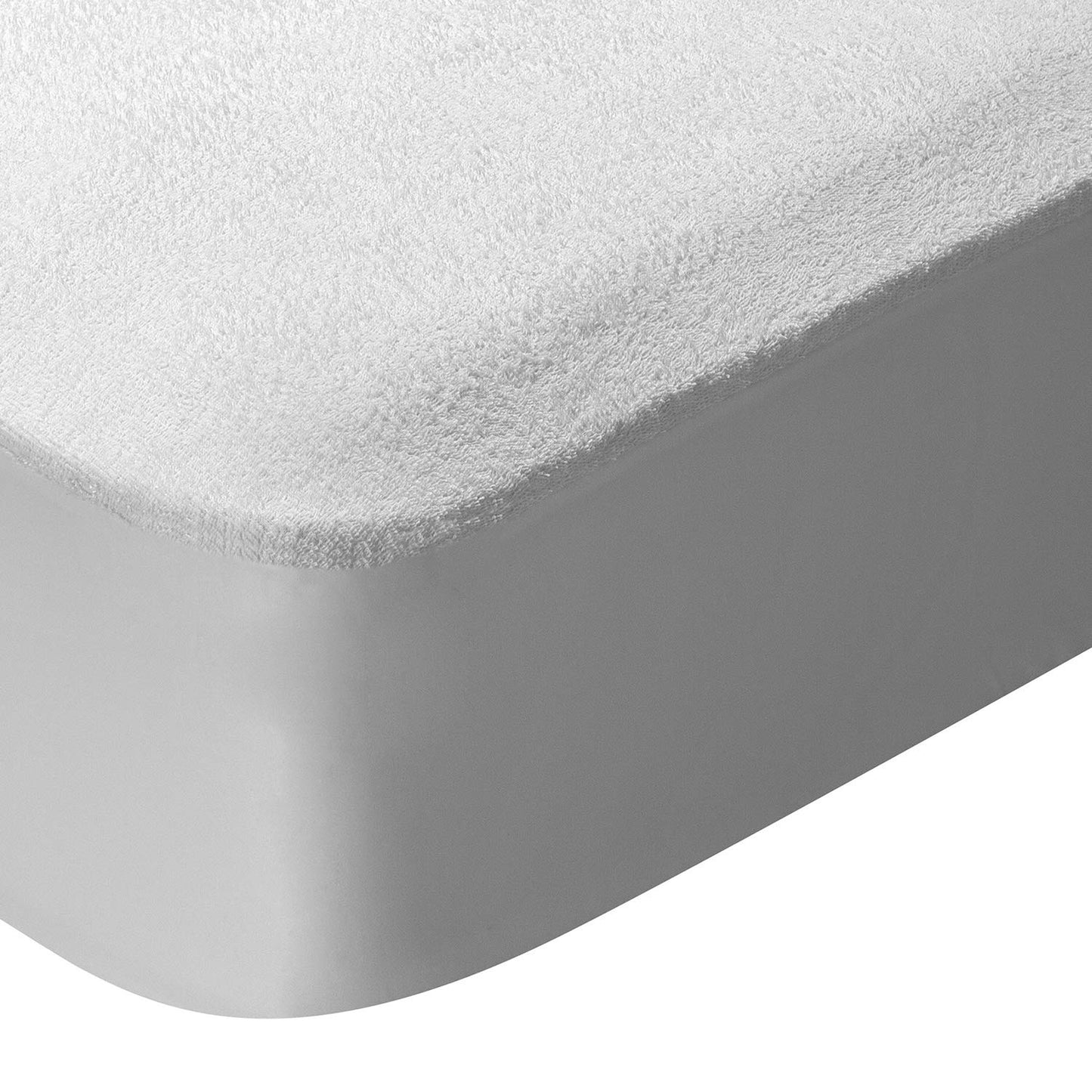 Pikolin Home PP05 Waterproof and Breathable Terry Mattress Protector 100% Cotton, white, 135 x 190/200 cm