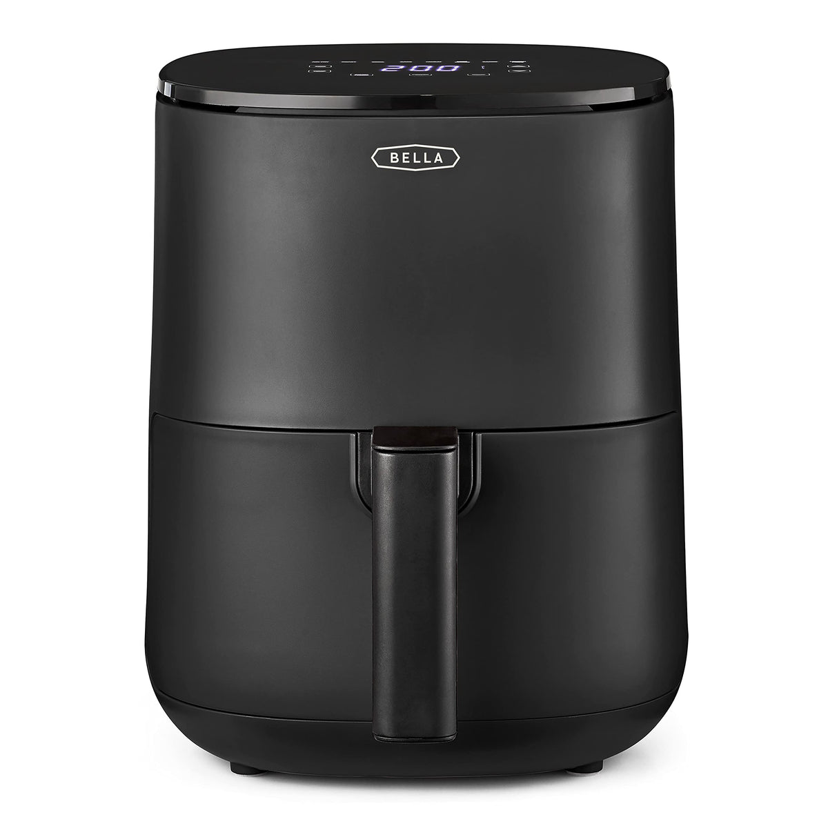 BELLA 3 L Touchscreen Air Fryer Oven and 5-in-1 Multicooker with Removable Nonstick Dishwasher Safe Crisping Tray and Basket, 1400 Watt Heating