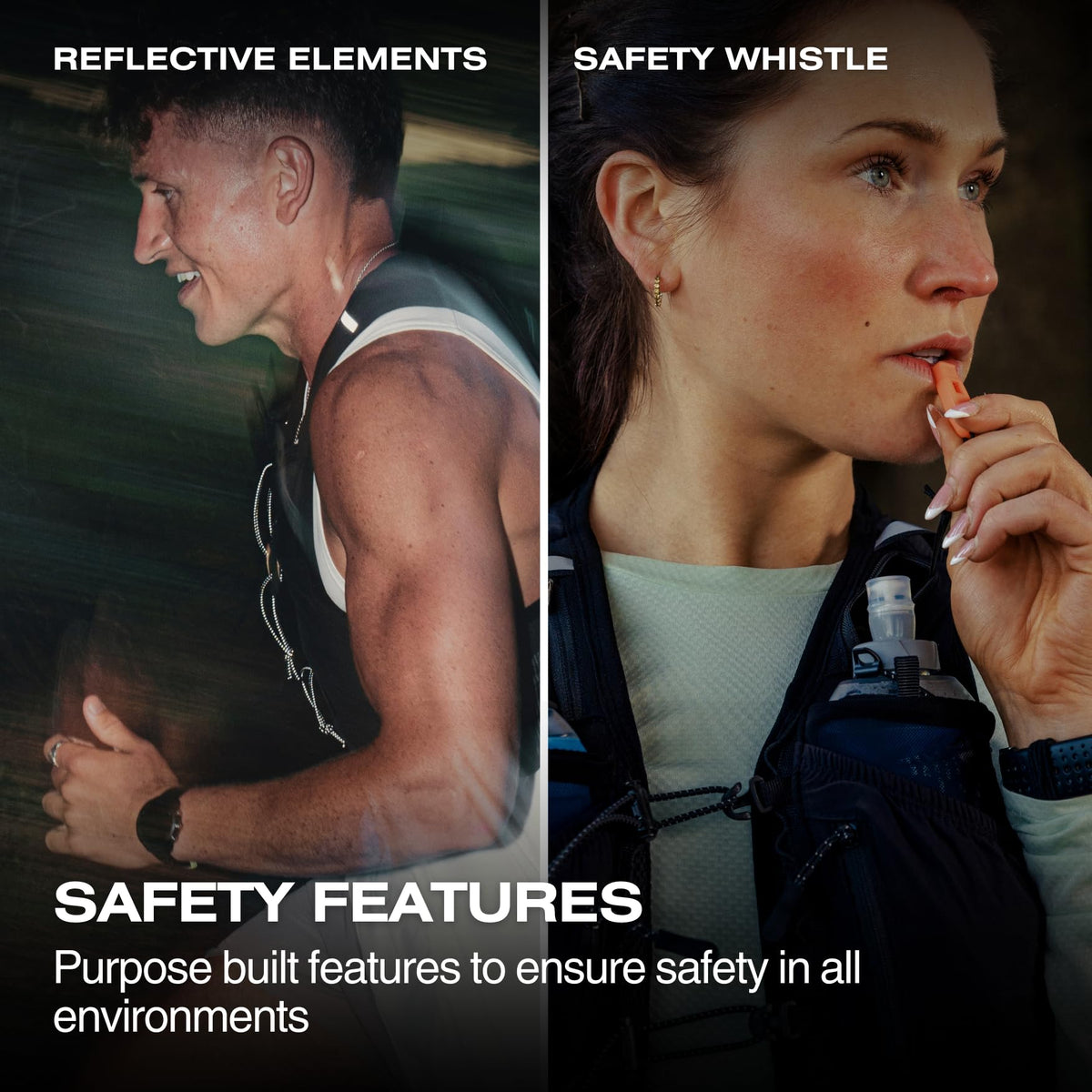 SWIFTVEST? Trail Running Vest | Phone & Water Bottle Holder | Hydration Backpack | 10+ Pockets for Running Accessories