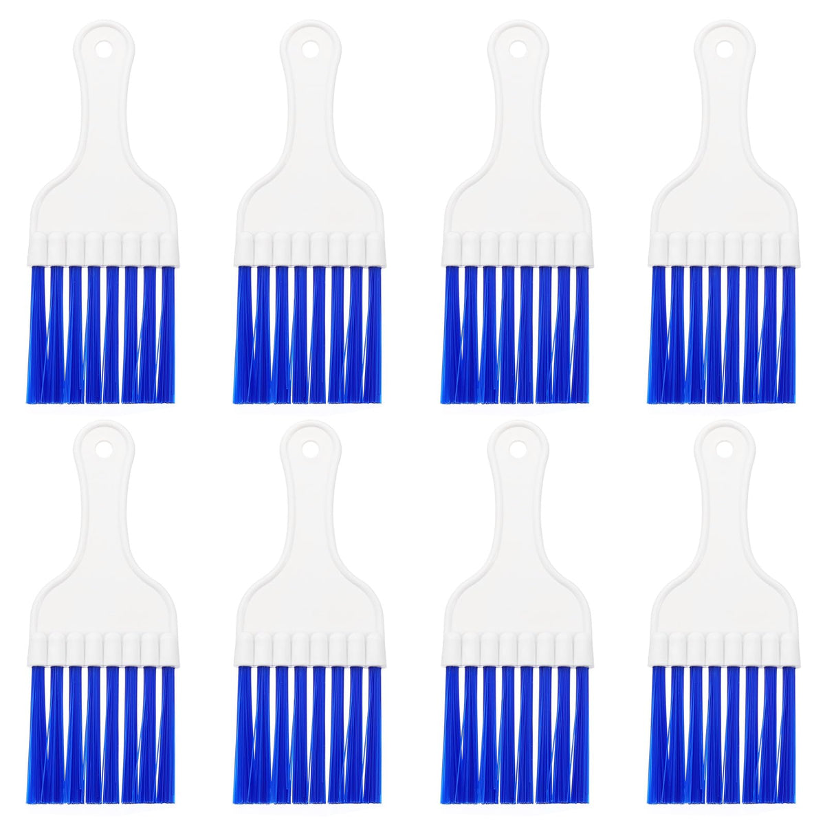 PATIKIL Air Conditioner Fin Comb, 8Pcs Plastic Whisk Brush Condenser Cleaning Brush Refrigerator Coil Fin Cleaner Radiator Repair Tool for AC Unit,