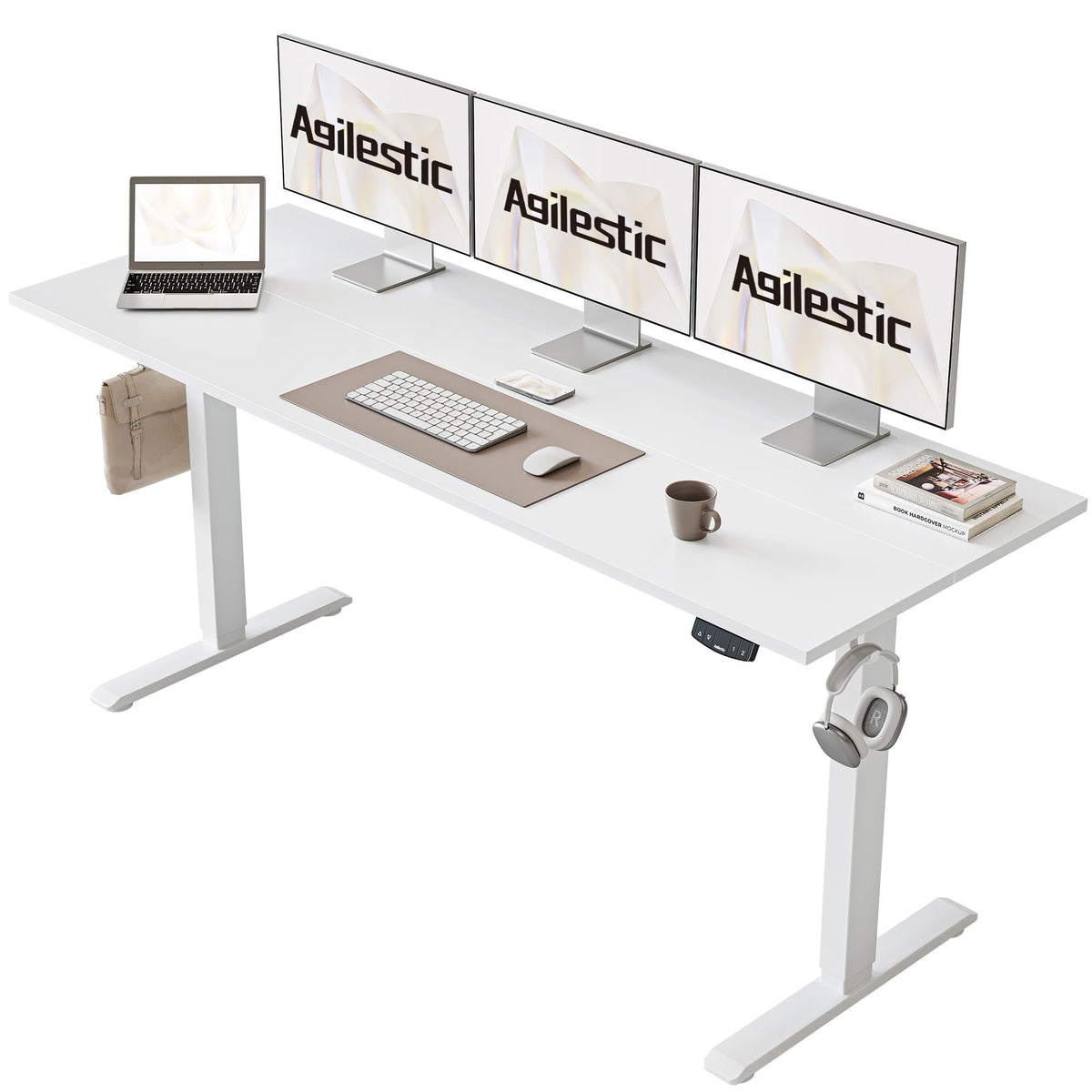 Agilestic Electric Standing Desk, 2 Memory Buttons, 160x60cm