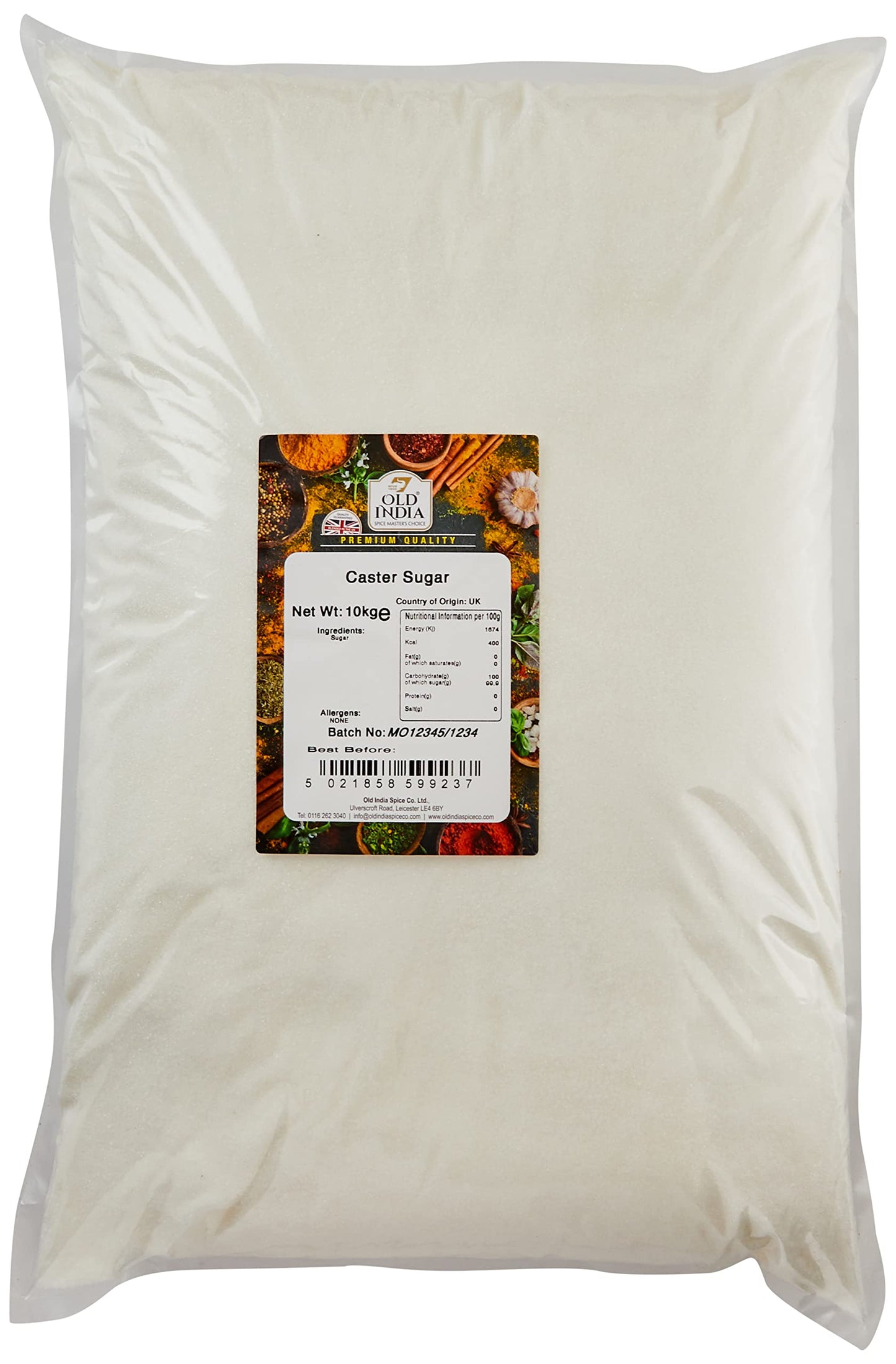 Old India Caster Sugar 10kg
