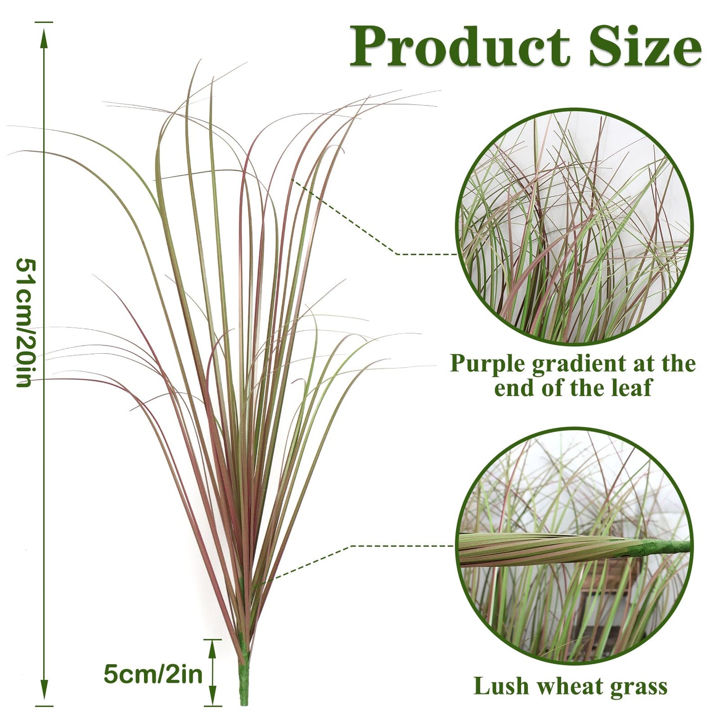 Betylifoy Outdoor Artificial Plants 28PCS Faux Plants Shrubs Fake Plant Artificial Wheat Grass Plant Artificial Greenery Stems for Indoor Outdoor