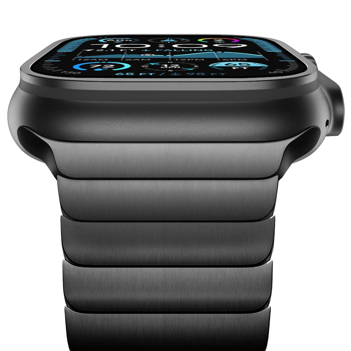NewWays 49mm 46mm 45mm 44mm 42mm(Series 3 2 1) Metal Strap Compatible with Apple Watch,Solid Stainless Steel Link Replacement Band for iWatch Ultra 3