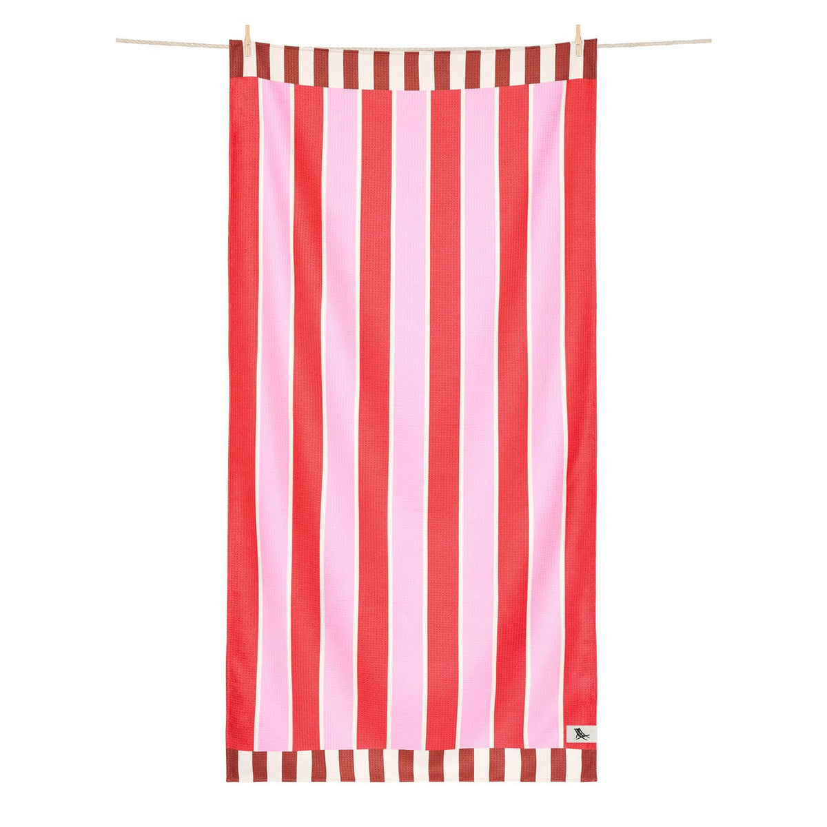 Dock & Bay Bath Towel - For Home - Quick Dry, Super Absorbent - Includes Bag - Cherry Bomb, Extra Large (180x90cm, 71"x35")