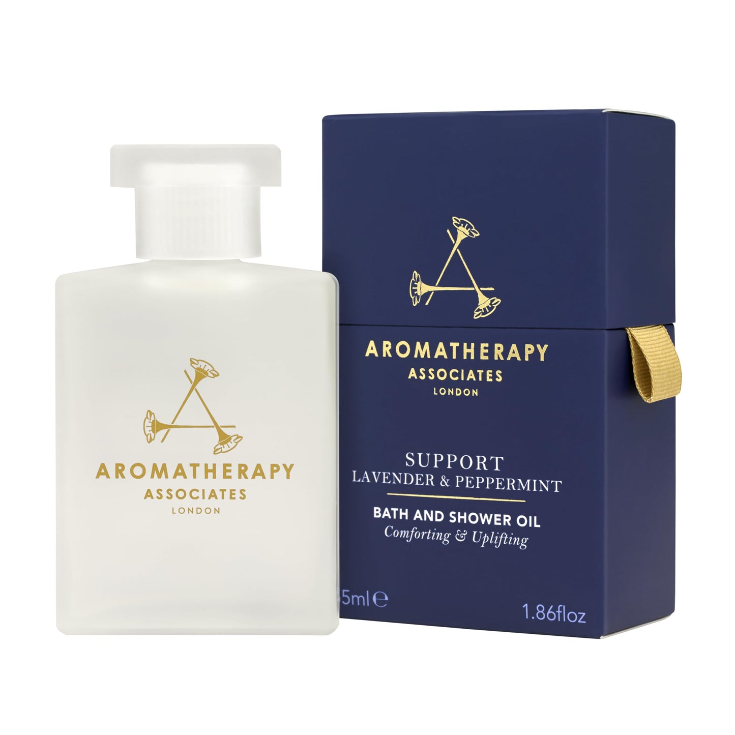 Aromatherapy Associates Bath and Shower Oil, Luxury Spa, Natural Bath, Bath Oil, Vegan, Cruelty Free, Environment Friendly (Support Lavender &