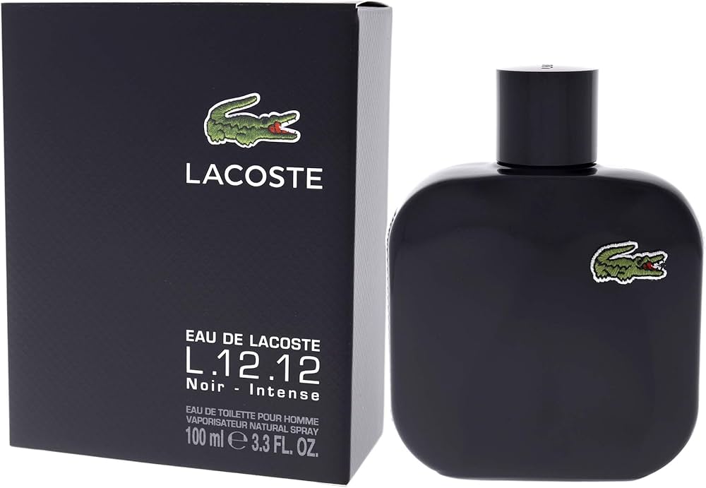 Lacoste Eau de Lacoste L.12.12 Noir Eau de Toilette 100ml Spray Men's Fragrance