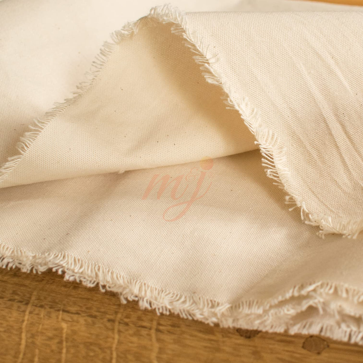 Canvas Fabric - Natural Unbleached 100% Cotton - 230 GSM Half Panama - 160 cm Wide for Craft, Paint, Home D?cor, Patchwork by M&J (10 METRE)