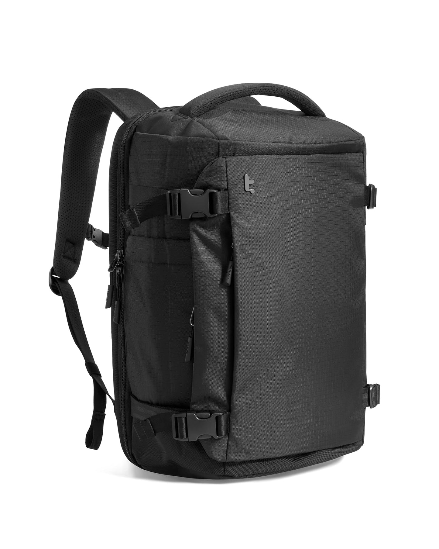 tomtoc Travel Backpack 40L, TSA Friendly Flight Approved Carry on Luggage Hand Water-resistant Lightweight Business Rucksack, Durable Large Weekender