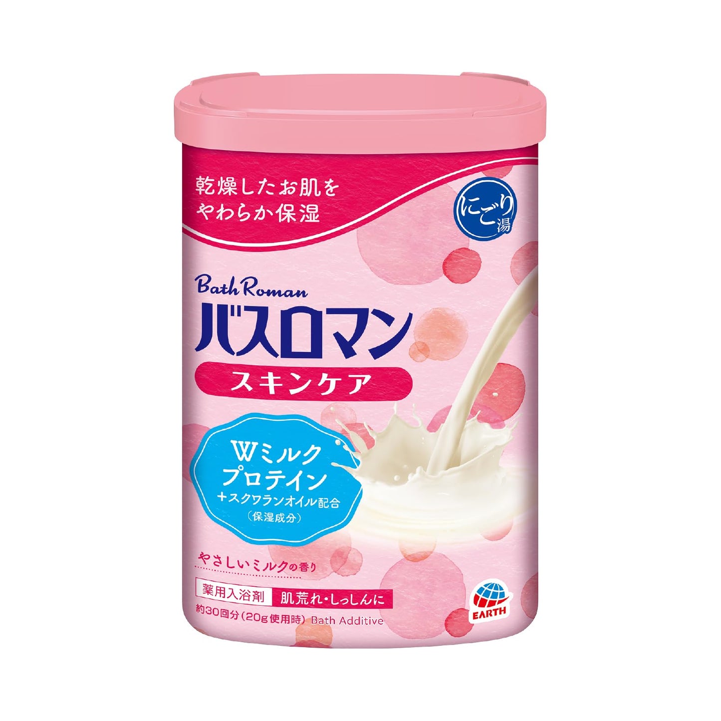 [Non-medicinal products] Bathroman Bath Agent Skin Care W Milk Protein [600g]