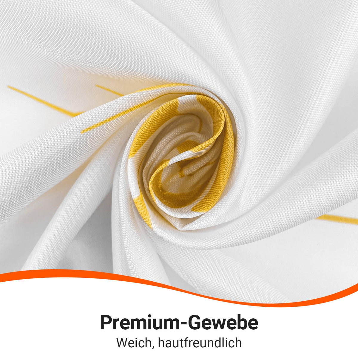 Lerores Shower Curtain, 120 x 200 cm, Colourful Wheat Ears, Weighted Hem, Anti-Mould Textile, Water-Repellent