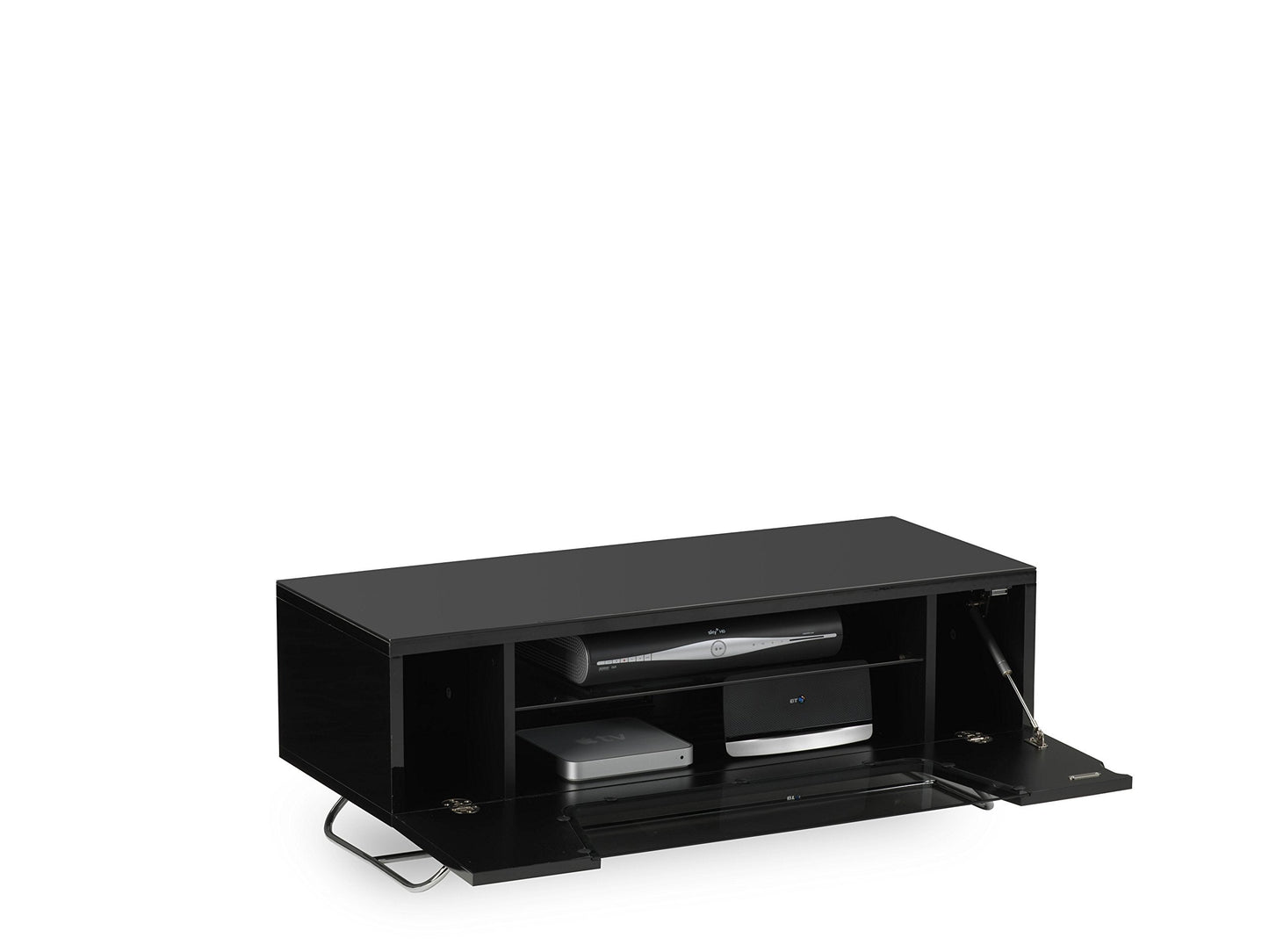 Alphason Chromium 2 1000 TV Cabinet - Black