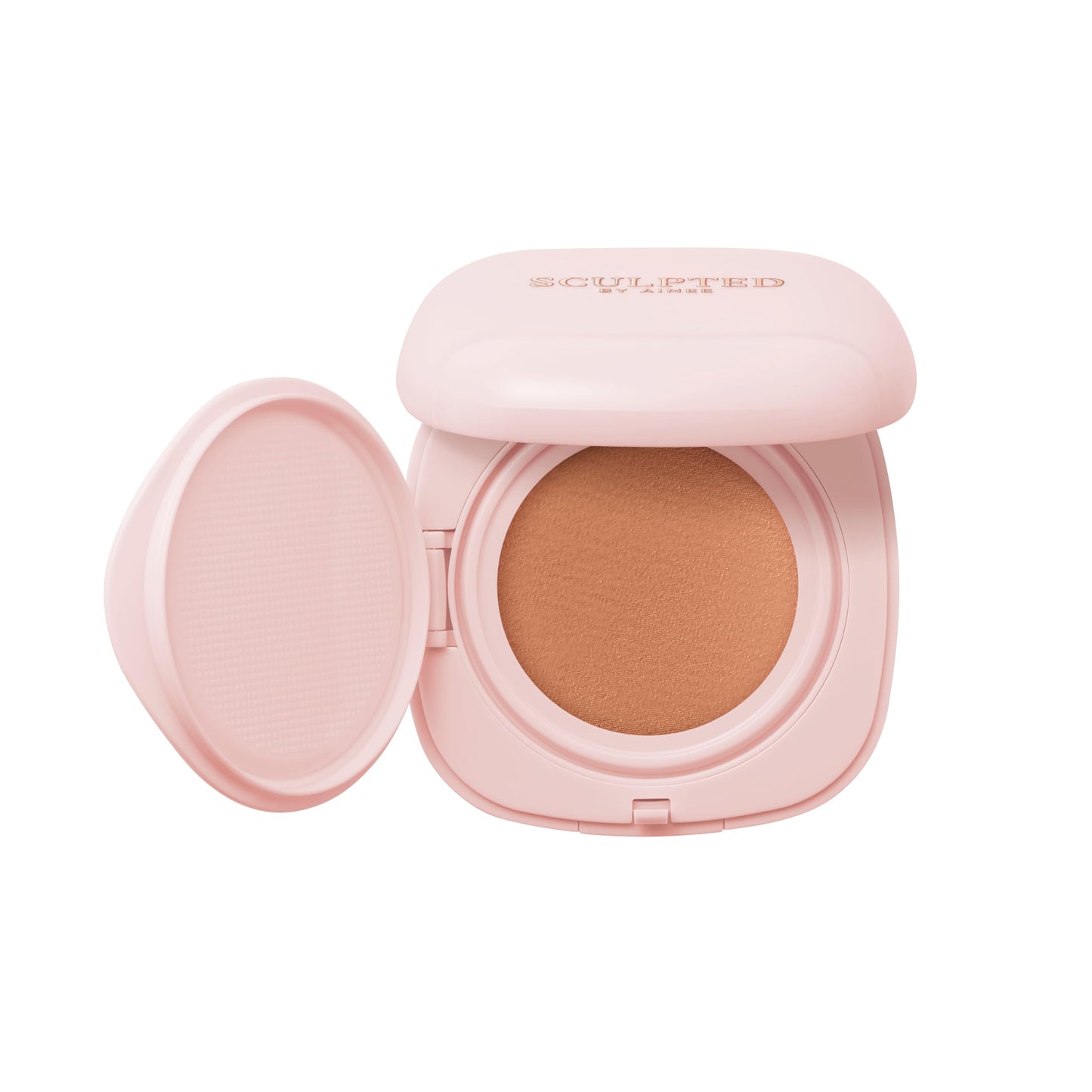 Cream Cushion Foundation from Sculpted by Aimee ? Vegan, Buildable & Refillable Base, Soft Cushion Applicator & Mirror with SPF 30, Niacinamide,