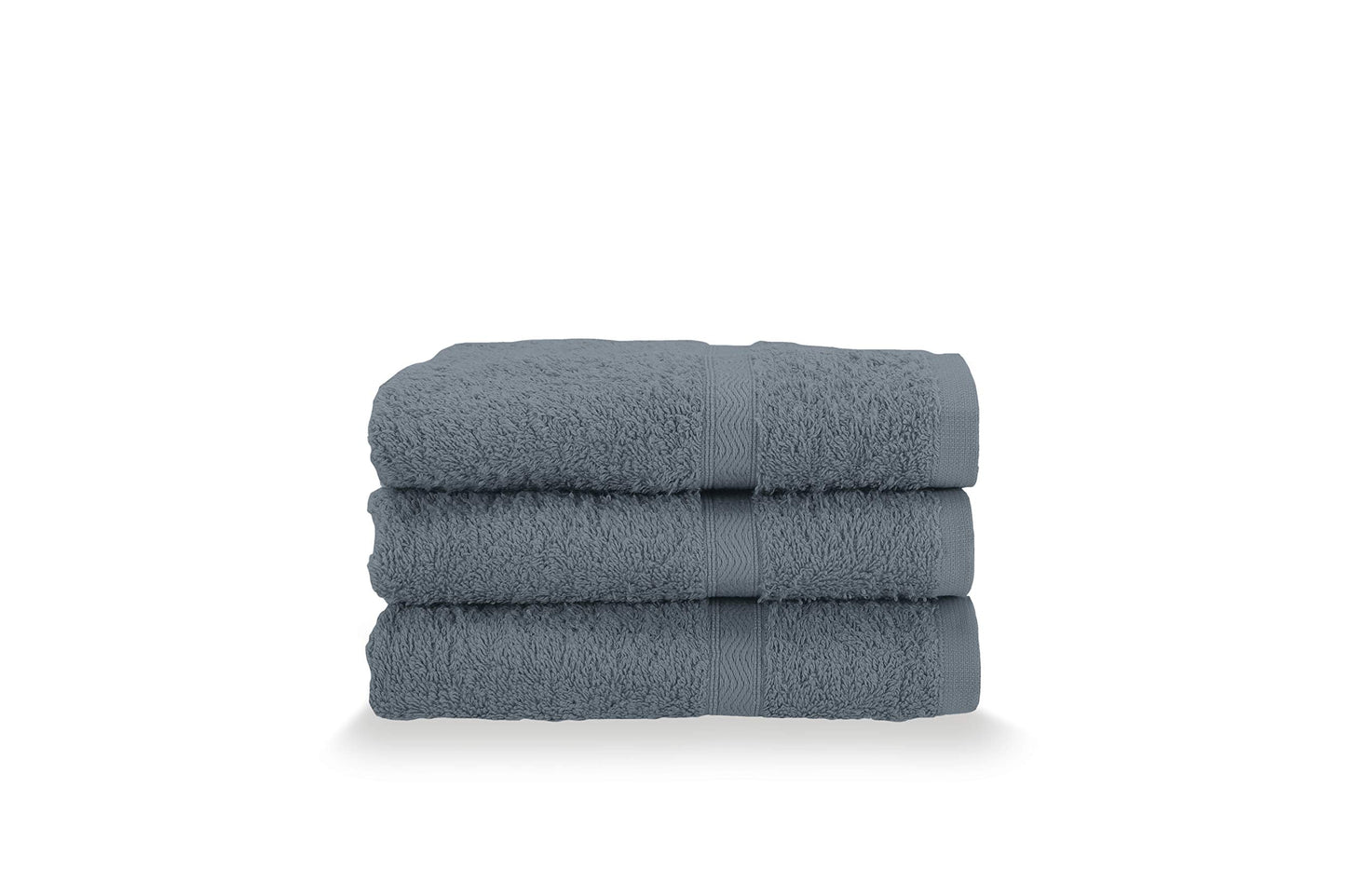 Gabel Guest Towels, Pure Cotton Hydrophilic Sponge, 40 x 60 cm, Metal, Set of 3