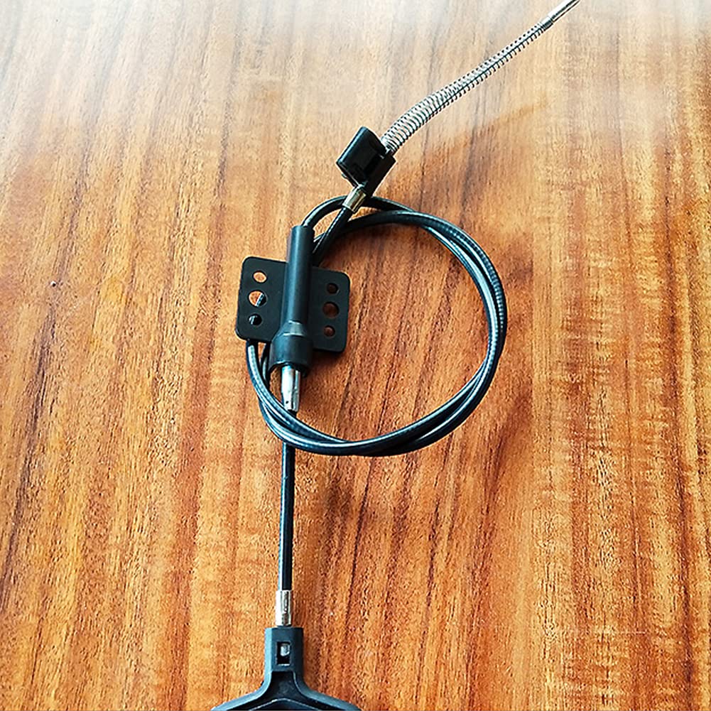 Fiacvrs Recliner Cable Replacement Part D-Ring Handle Recliner Pull Cable Spring， Hook Exposed Cable Length Recliner Cable with a Spring Fitted