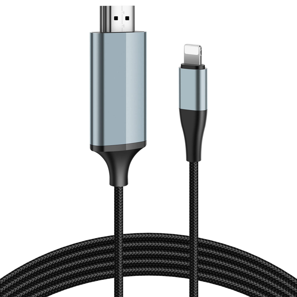 Lightning to HDMI Adapter Cable, HDMI Cable for iPhone 4.0m, Compatible with iPhone14, 13, 12 & YouTube to TV Output, iOS18, 17, High Definition
