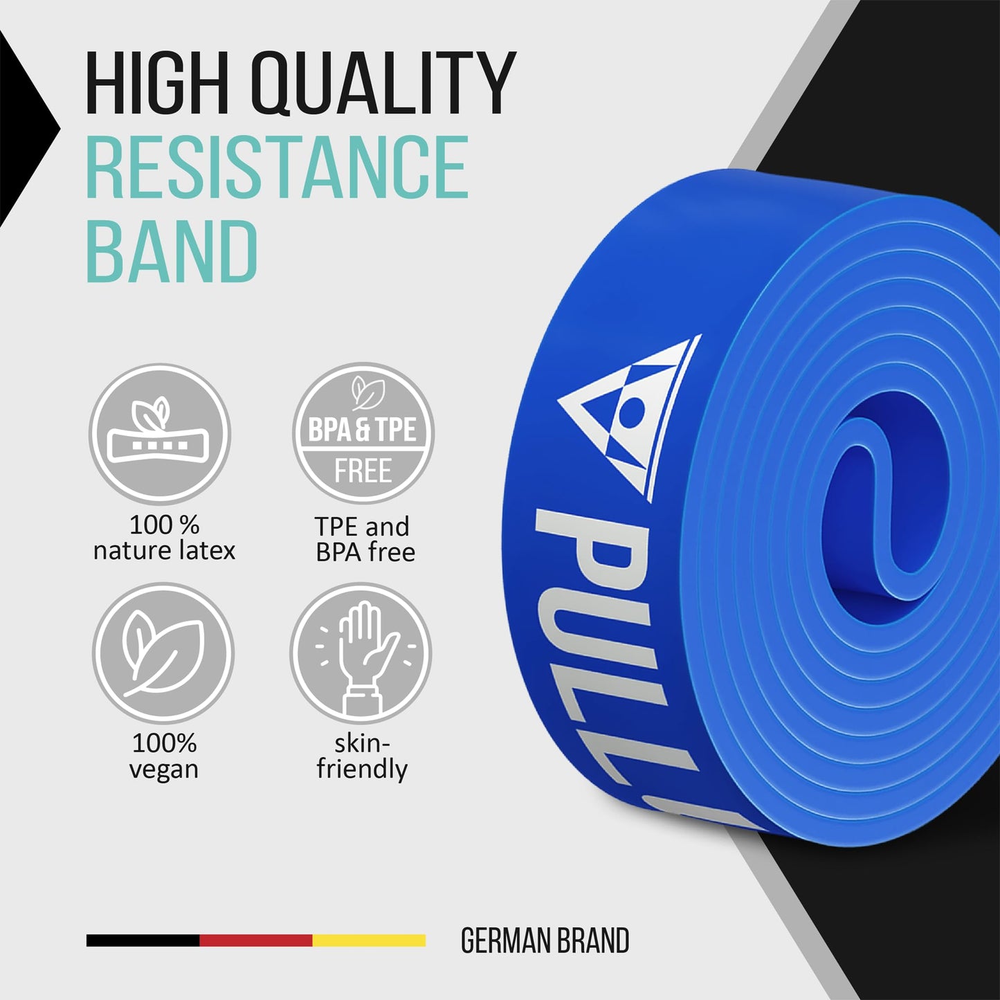 PULLUP & DIP Resistance Bands Pull Up Bands for Assisted Pull Ups, Calisthenics, Crossfit, Pull Up Bar; Premium Fitness Bands (EXTRA LIGHT + LIGHT +