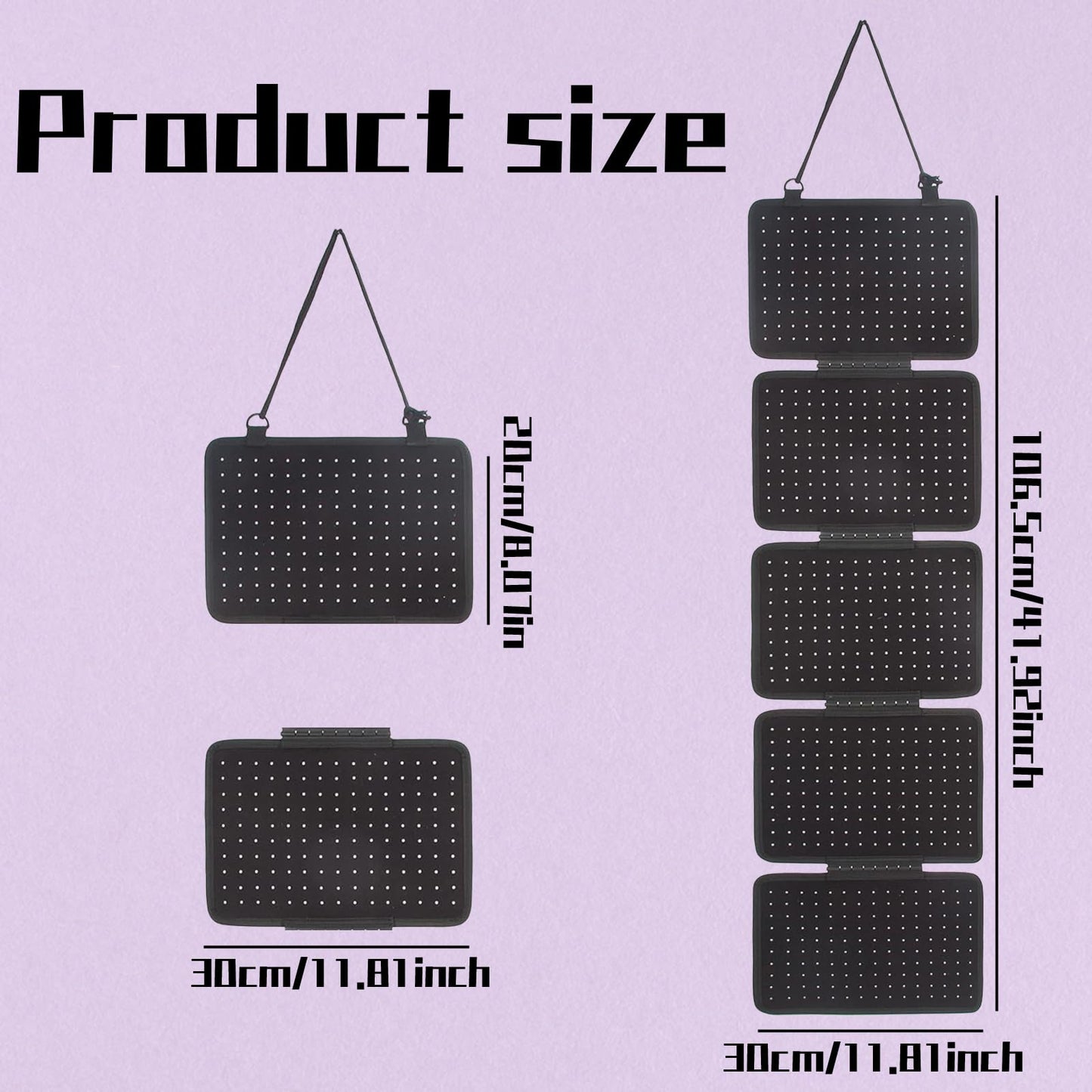 TUBAWD Pin Badge Display, Pin Display, Enamel Pins Displays – 5-Sheet Removable Felt Organizer Board with 850 Holes