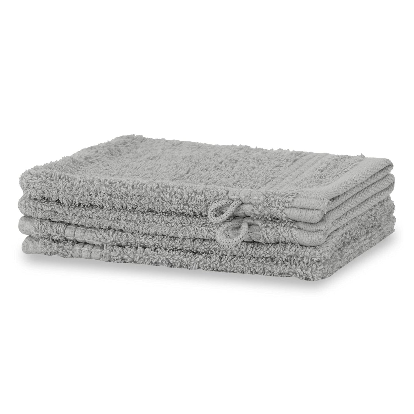 Merana Rome Washcloth Set Absorbent Soft and Lint- Terry Wash Gloves Luxury Quality Heavy Organic Cotton 590 GSM