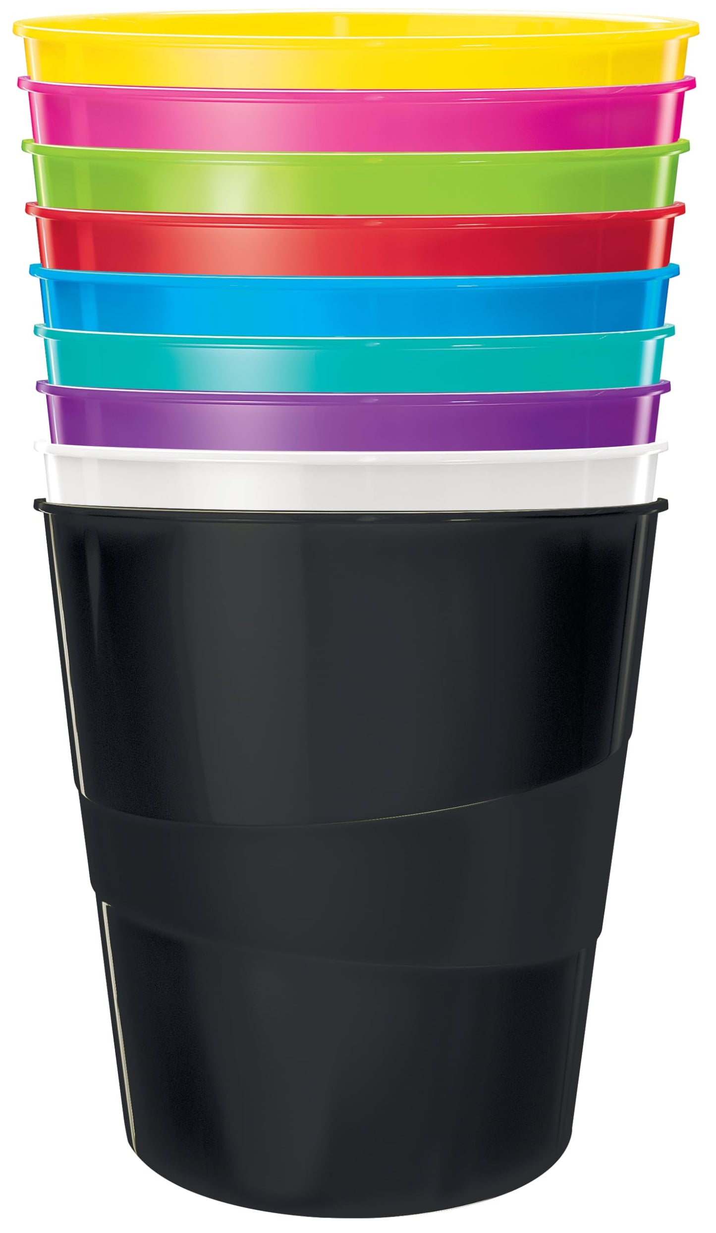 Leitz 15 Litre Waste Bin, Plastic, Wow Range, Metallic Ice Blue