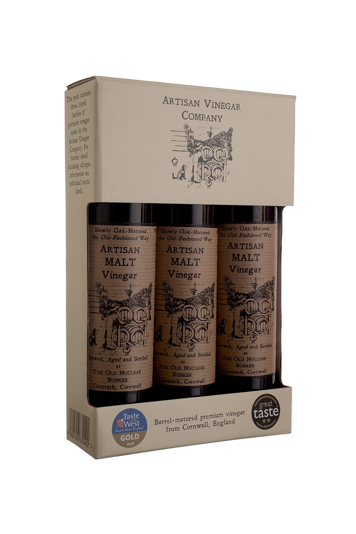 Artisan Malt Vinegar - 3x250ml