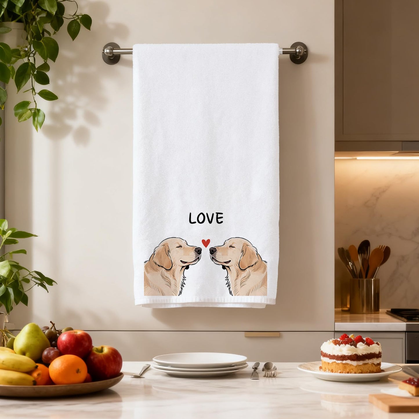 Golden Retriever Gifts Kitchen Towel,Golden Retriever Gift for Women,Golden Retriever Birthday Gifts,Golden Retriever Christmas,Dog Mum Presents,Dog