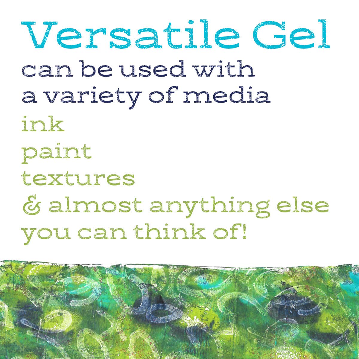 Gel Press Monoprinting Print Plate - 12 X 12 (30.5 X 30.5 cm) Gel Plate - Printmaking Supplies - Reusable Gel Printing Plates for Press Art for Card