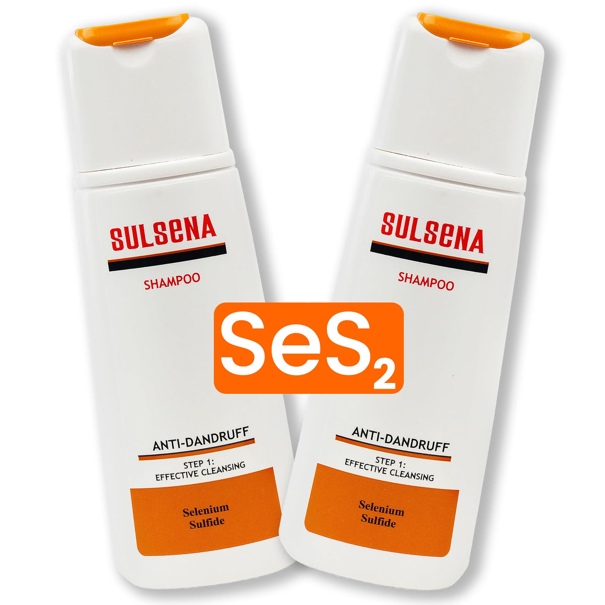Sulsena Dandruff Control Shampoo for men and Women - Effective Solution for Oily Hair Reduces Itchiness Controls Sebum Ideal Scalp Health and Dandruff