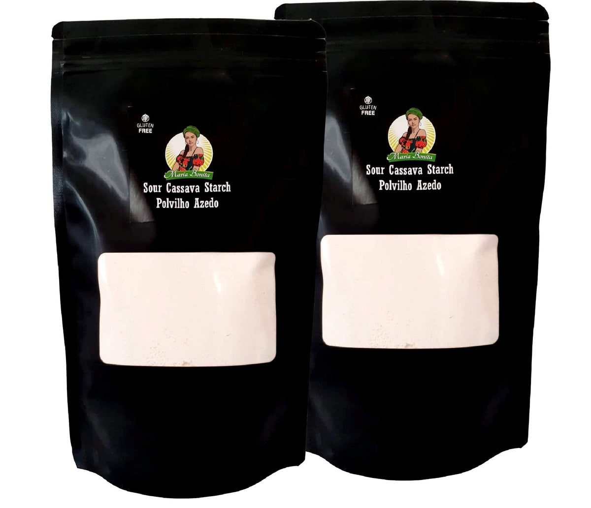 Sour Cassava Starch 2x400g || Polvilho Azedo || Tapioca || Ideal for Brazilian Cheese Bread || Ideal for Pao de queijo