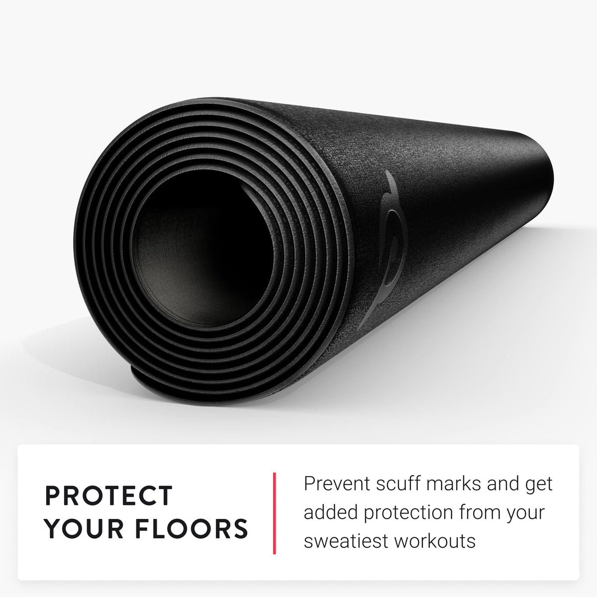 Peloton Bike Mat - 72 x 36 inches with 4 mm Thickness, Compatible with Peloton Exercise Bikes, Black