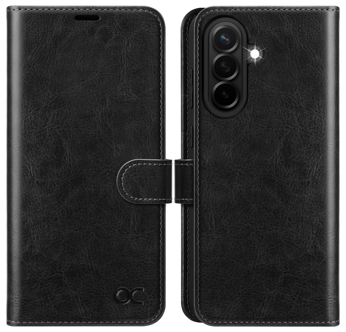 OCASE for Samsung Galaxy A56 Case, Premium PU Leather Wallet Case Flip Phone Cover with[RFID Blocking][Card Holder][Shockproof TPU][Stand Function]
