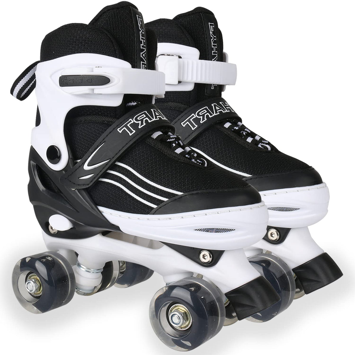 Kids Roller Skates for Girls Boys Adjustable Roller Skates with Light Up Wheels, Fun Illuminating for Girls Boys, Suitable for Both Indoor and Outdoor