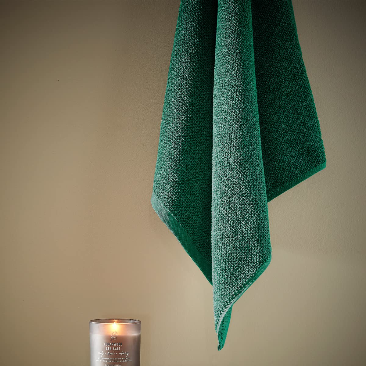 Christy Brixton 4 Piece Towel Set | Emerald Green | 100% Cotton | Ultra Soft | Super Absorbent | 600GSM | 2 Bath Towels 2 Hand Towels