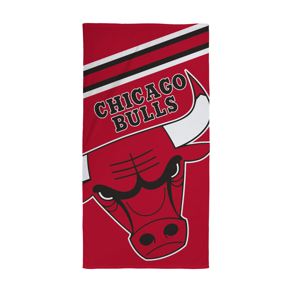 NBA Official Towel | Super Soft Feel, Chicago Bulls Red Basketball Team Design | Perfect The Home, Bath, Beach & Swimming Pool | One Size 75cm x 150cm